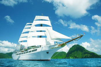 Sea Cloud in the Caribbean